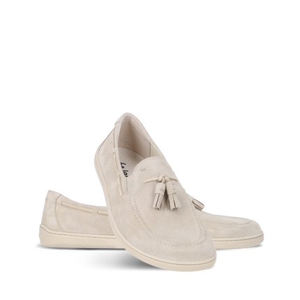 Be Lenka Portsiders - Beige moccasins women & men barefoot בילנקה Portsiders מוקסינים ברפוט בצבע בז׳ לנשים ולגברים