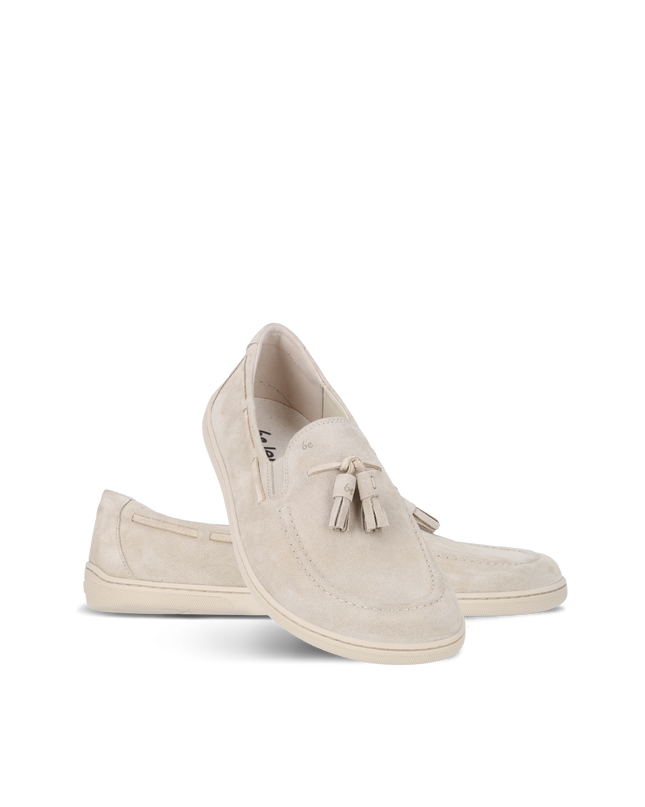 Be Lenka Portsiders - Beige moccasins women & men barefoot בילנקה Portsiders מוקסינים ברפוט בצבע בז׳ לנשים ולגברים