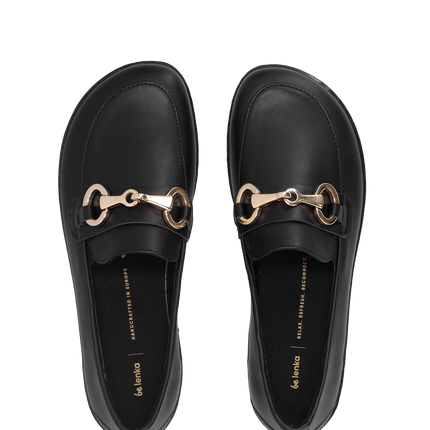 Be Lenka viva - Black moccasins women barefoot בילנקה viva מוקסינים ברפוט בצבע שחור לנשים