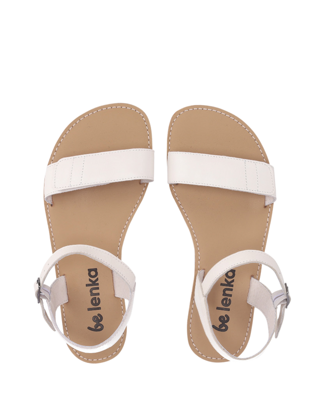 Be Lenka Grace - Ivory White sandals women barefoot בילנקה Grace סנדלים ברפוט בצבע לבן שנהב לנשים
