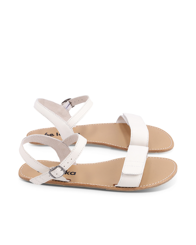 Be Lenka Grace - Ivory White sandals women barefoot בילנקה Grace סנדלים ברפוט בצבע לבן שנהב לנשים