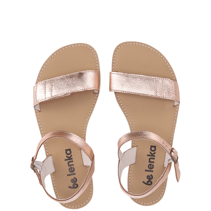 Be Lenka Grace - Rose Gold sandals women barefoot בילנקה Grace סנדלים ברפוט בצבע רוז גולד לנשים