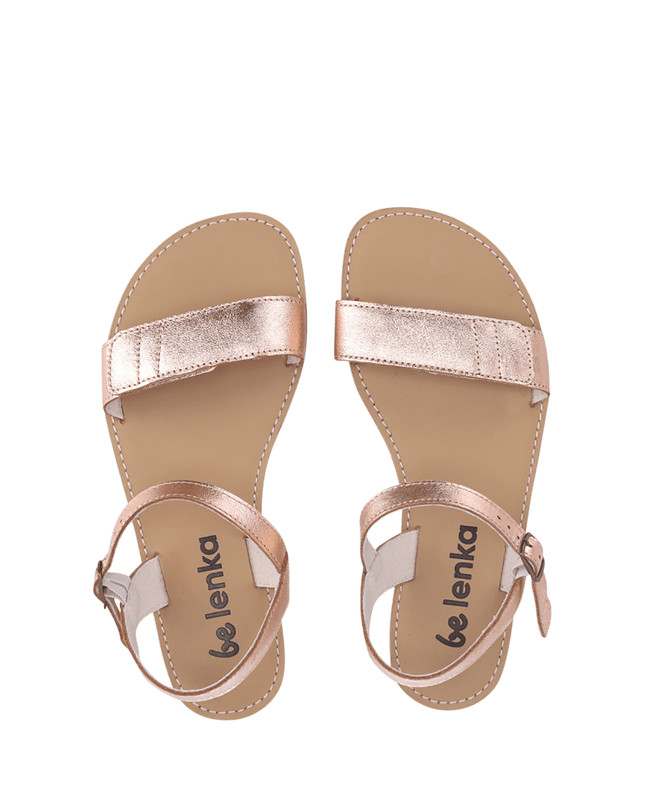 Be Lenka Grace - Rose Gold sandals women barefoot בילנקה Grace סנדלים ברפוט בצבע רוז גולד לנשים