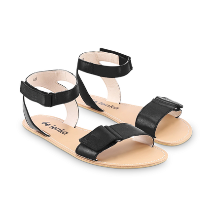 Be Lenka Iris - Black sandals women barefoot בילנקה Iris סנדלים ברפוט בצבע שחור לנשים