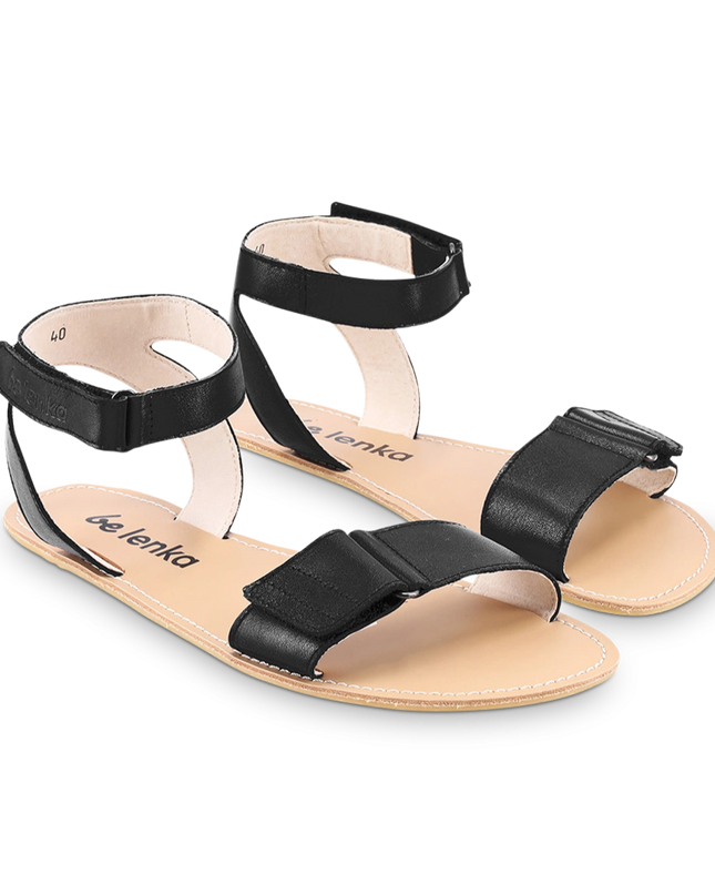 Be Lenka Iris - Black sandals women barefoot בילנקה Iris סנדלים ברפוט בצבע שחור לנשים