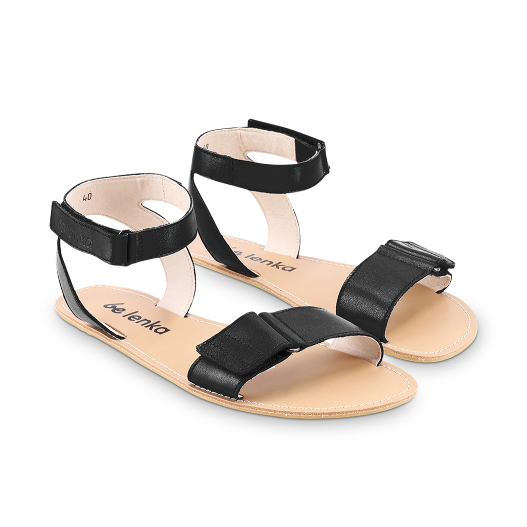 be lenka Barefoot Sandals Iris - Black סנדלי ברפוט בילנקה לנשים