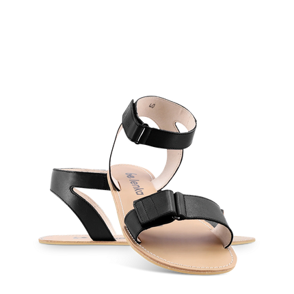 Be Lenka Iris - Black sandals women barefoot בילנקה Iris סנדלים ברפוט בצבע שחור לנשים