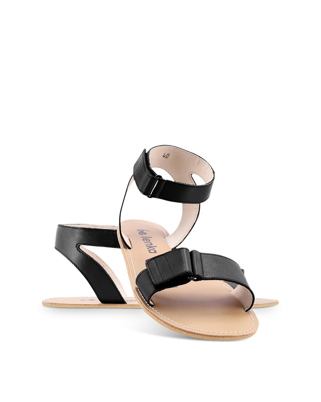 Be Lenka Iris - Black sandals women barefoot בילנקה Iris סנדלים ברפוט בצבע שחור לנשים