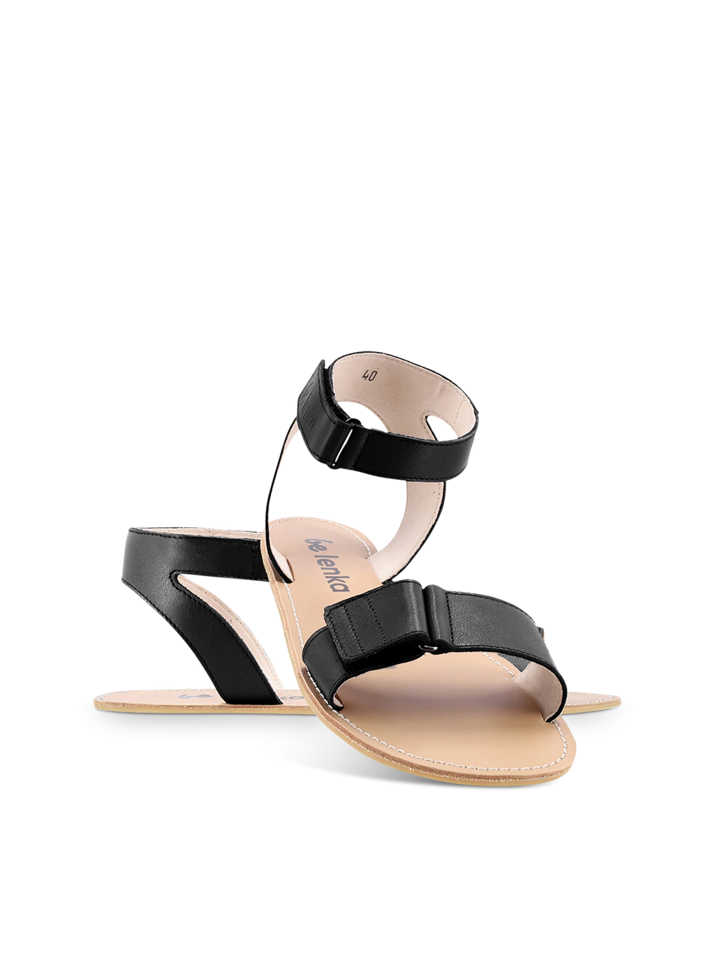 be lenka Barefoot Sandals Iris - Black סנדלי ברפוט בילנקה לנשים
