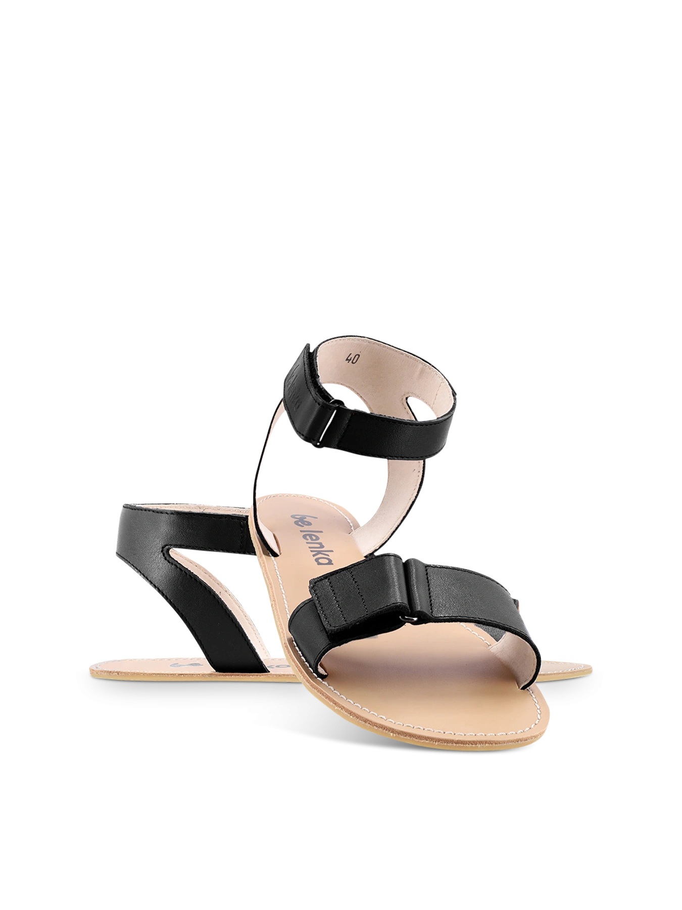 be lenka Barefoot Sandals Iris - Black סנדלי ברפוט בילנקה לנשים