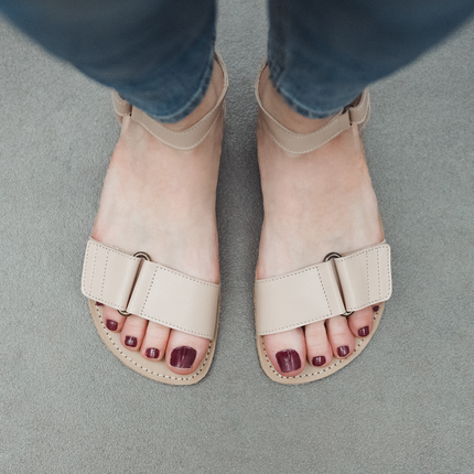 Be Lenka Iris - Sand sandals women barefoot בילנקה Iris סנדלים ברפוט בצבע חול לנשים