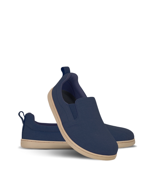 Be Lenka Aura - Navy Blue slip-on kids barefoot בילנקה Aura סליפ-און ברפוט בצבע כחול נייבי לילדים