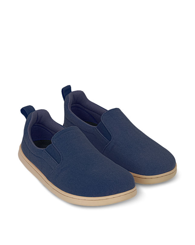 Be Lenka Aura - Navy Blue slip-on kids barefoot בילנקה Aura סליפ-און ברפוט בצבע כחול נייבי לילדים