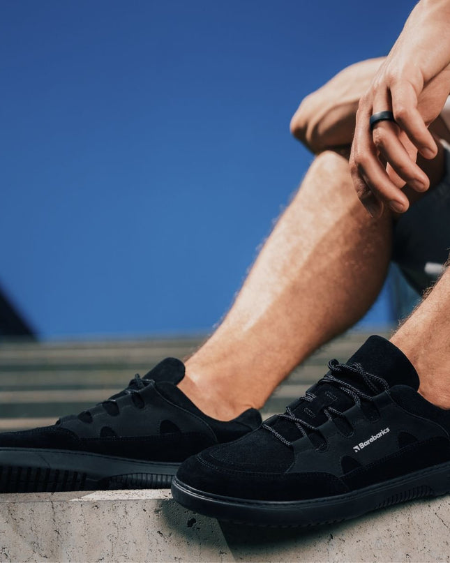 Barebarics Evo - Black sneakers women & men barefoot ברבריקס Evo סניקרס ברפוט בצבע Black לנשים ולגברים