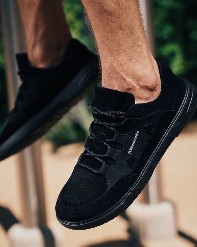 Barebarics Evo - Black sneakers women & men barefoot ברבריקס Evo סניקרס ברפוט בצבע Black לנשים ולגברים