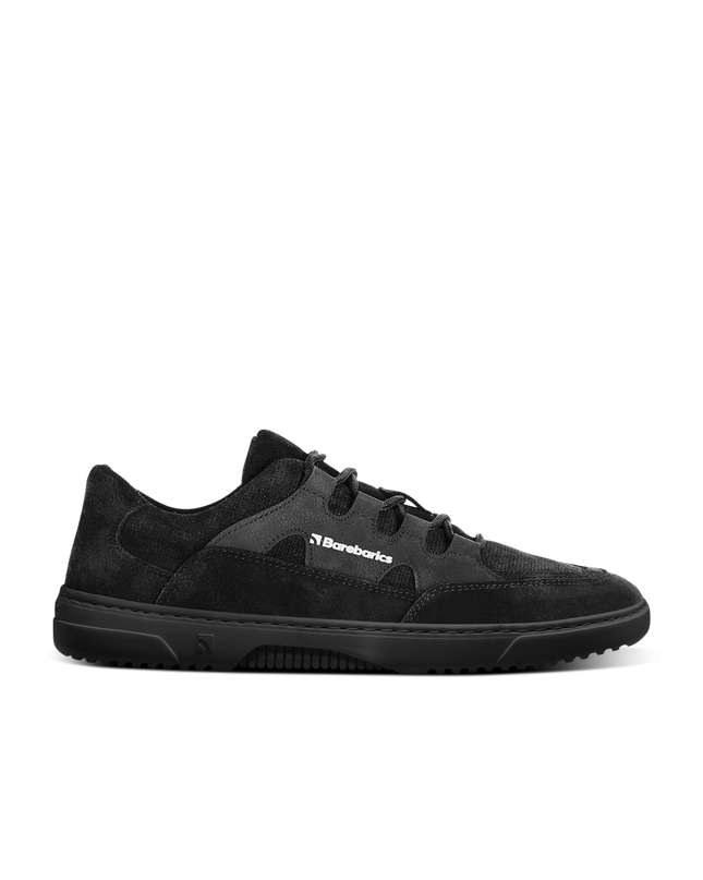 Barebarics Evo - Black sneakers women & men barefoot ברבריקס Evo סניקרס ברפוט בצבע Black לנשים ולגברים