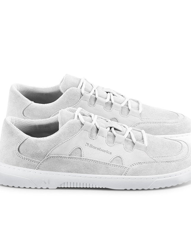 Barebarics Evo Man white ברבריקס ברפוט לגברים - White shoes women & men barefoot ברבריקס Evo Man white ברבריקס ברפוט לגברים נעלי ברפוט ברפוט בצבע White לנשים ולגברים