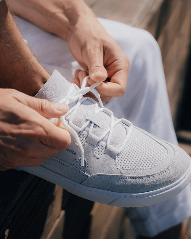 Barebarics Evo Man white ברבריקס ברפוט לגברים - White shoes women & men barefoot ברבריקס Evo Man white ברבריקס ברפוט לגברים נעלי ברפוט ברפוט בצבע White לנשים ולגברים