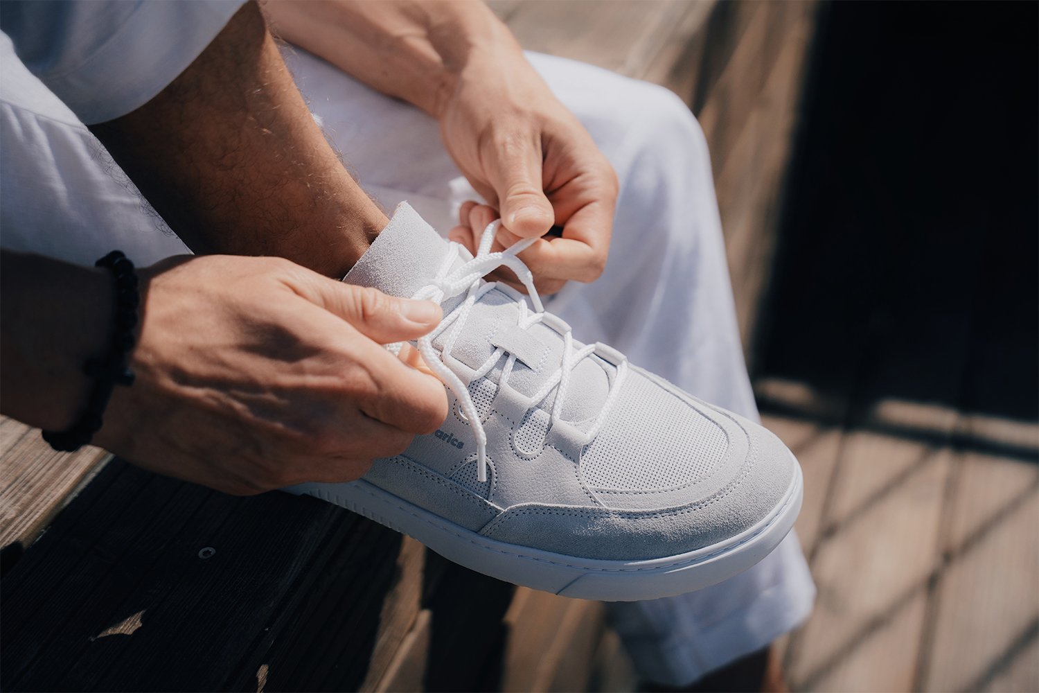 Barebarics Evo barefoot Man white ברבריקס ברפוט לגברים