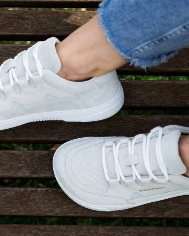 Barebarics Evo Man white ברבריקס ברפוט לגברים - White shoes women & men barefoot ברבריקס Evo Man white ברבריקס ברפוט לגברים נעלי ברפוט ברפוט בצבע White לנשים ולגברים