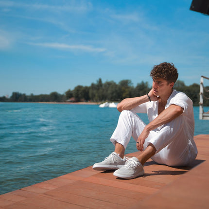 Barebarics Evo Man white ברבריקס ברפוט לגברים - White shoes women & men barefoot ברבריקס Evo Man white ברבריקס ברפוט לגברים נעלי ברפוט ברפוט בצבע White לנשים ולגברים