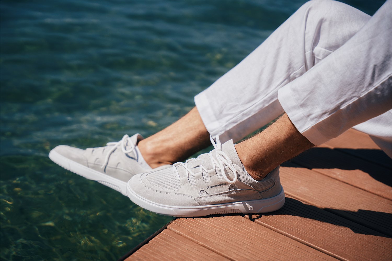 Barebarics Evo barefoot Man white ברבריקס ברפוט לגברים