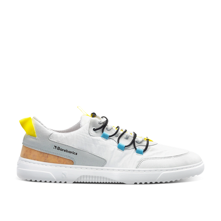 Barebarics Revive - White & Grey shoes women barefoot ברבריקס Revive נעלי ברפוט ברפוט בצבע לבן ואפור לנשים