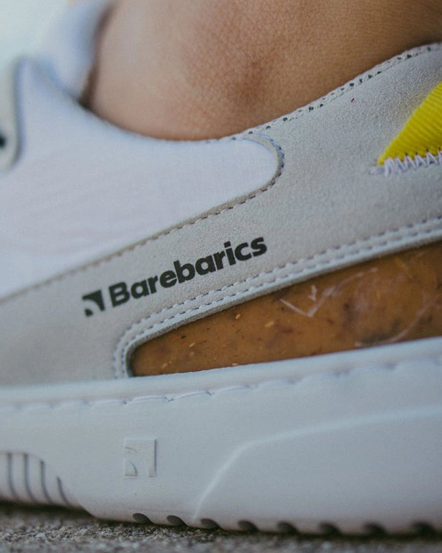 Barebarics Revive - White & Grey shoes women barefoot ברבריקס Revive נעלי ברפוט ברפוט בצבע לבן ואפור לנשים