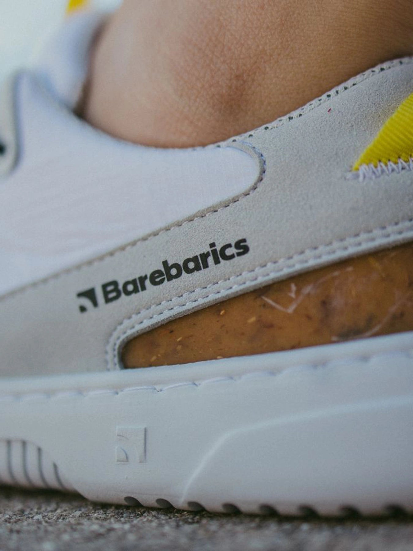 Barebarics Revive barefoot - White & Grey ברבריקס ברפוט סניקרס יוניסקס