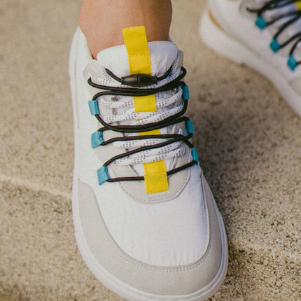 Barebarics Revive - White & Grey shoes women barefoot ברבריקס Revive נעלי ברפוט ברפוט בצבע לבן ואפור לנשים