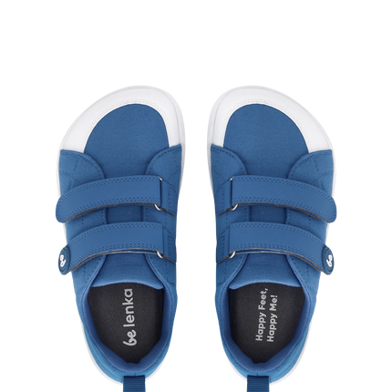 Be Lenka Canvi - Blue sneakers kids barefoot בילנקה Canvi סניקרס ברפוט בצבע כחול לילדים