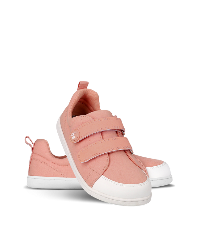 Be Lenka Canvi - Coral sneakers kids barefoot בילנקה Canvi סניקרס ברפוט בצבע קורל לילדים
