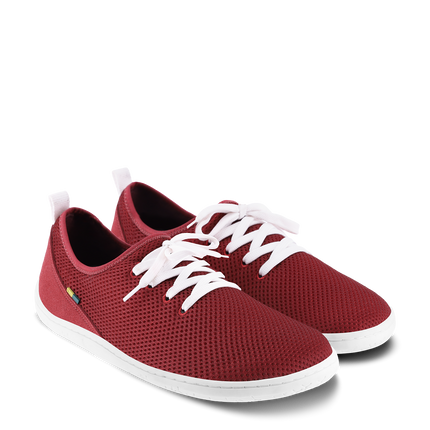 Be Lenka Dash - Wine Red barefoot –  נעלי ספורט ברפוט אדום לנשים ולגברים