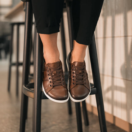 Be Lenka Elite - Brown sneakers women & men barefoot בילנקה Elite סניקרס ברפוט בצבע חום לנשים ולגברים