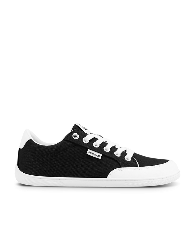 Barefoot Sneakers Be Lenka Rebound - Black & White – סניקרס ברפוט שחורות לנשים ולגברים
