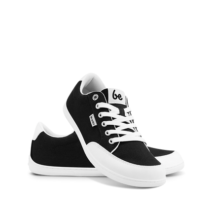 Barefoot Sneakers Be Lenka Rebound - Black & White – סניקרס ברפוט שחורות לנשים ולגברים