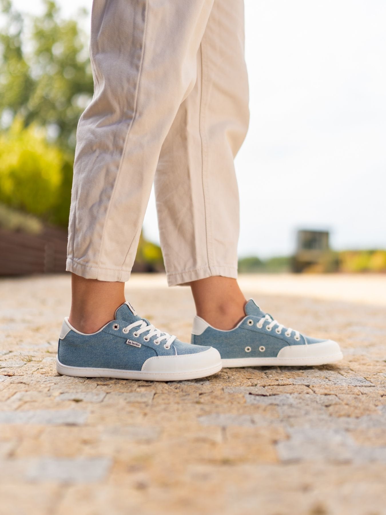 Be Lenka Rebound - Denim Light Blue sneakers barefoot בילנקה ריבאונד סניקרס דנים בהיר יוניסקס