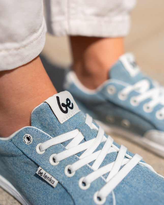 Be Lenka Rebound - Denim Light Blue sneakers women & men barefoot בילנקה Rebound סניקרס ברפוט בצבע תכלת דנים לנשים ולגברים