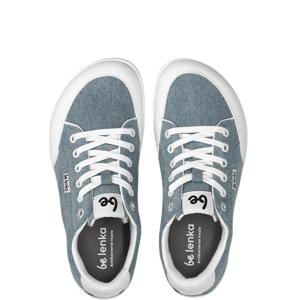 Be Lenka Rebound - Denim Light Blue sneakers women & men barefoot בילנקה Rebound סניקרס ברפוט בצבע תכלת דנים לנשים ולגברים