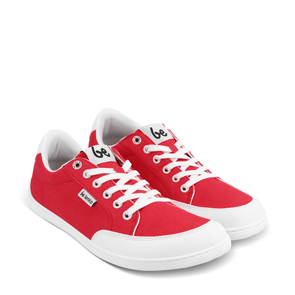 Barefoot Sneakers Be Lenka Rebound - Red & White – סניקרס ברפוט אדומות לנשים ולגברים