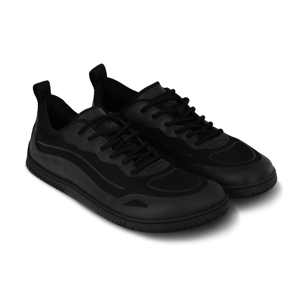 Be Lenka Velocity - black vegan sneakers barefoot בילנקה ולוסיטי ברפוט סניקרס שחורות טבעוניות יוניסקס