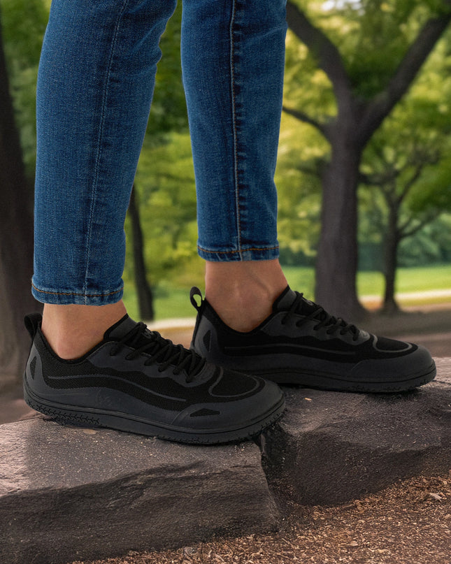 Be Lenka Velocity - Black sneakers women & men barefoot בילנקה Velocity סניקרס ברפוט בצבע שחור לנשים ולגברים