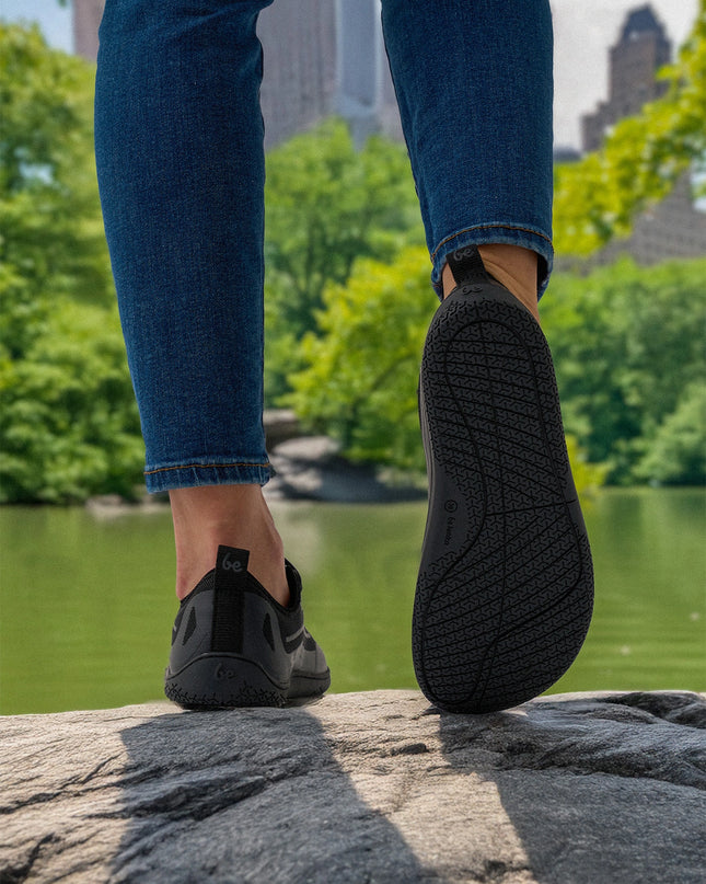 Be Lenka Velocity - Black sneakers women & men barefoot בילנקה Velocity סניקרס ברפוט בצבע שחור לנשים ולגברים