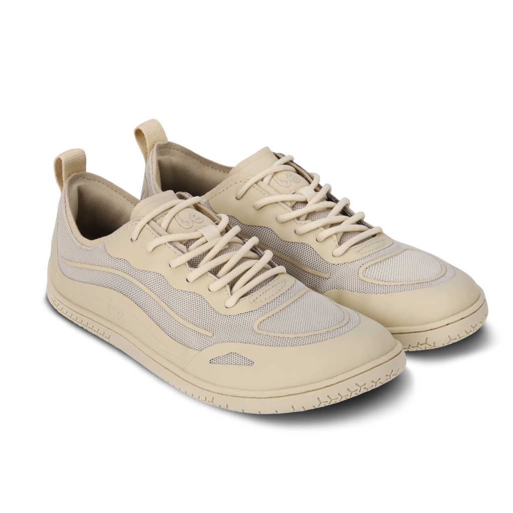 Be lenka Velocity - barefoot vegan sneakers beige סניקרס ברפוט בילנקה טבעוניות