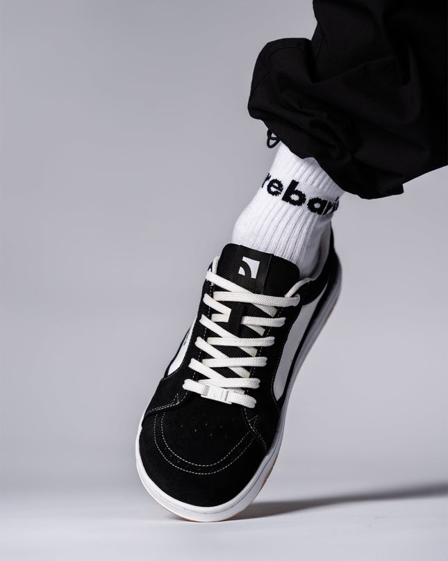 Barefoot Shoes Barebarics Legend - Black & White – נעלי ברפוט שחור לבן לנשים ולגברים
