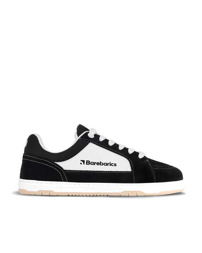 Barefoot Shoes Barebarics Legend - Black & White – נעלי ברפוט שחור לבן לנשים ולגברים