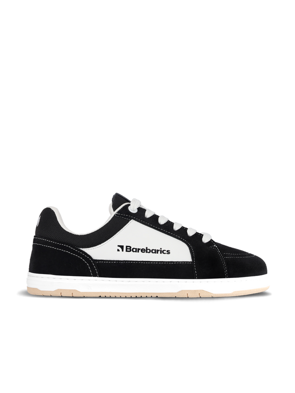 Barefoot Shoes Barebarics Legend - Black & White – נעלי ברפוט שחור לבן לנשים ולגברים
