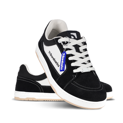 Barefoot Shoes Barebarics Legend - Black & White – נעלי ברפוט שחור לבן לנשים ולגברים