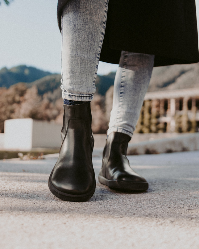 Be Lenka Entice Neo barefoot –  מגפי ברפוט שחורות לנשים וגברים