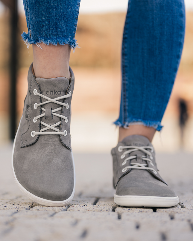 Be Lenka Synergy - Pebble Grey shoes women & men barefoot בילנקה Synergy נעלי ברפוט ברפוט בצבע אפור פבל לנשים ולגברים